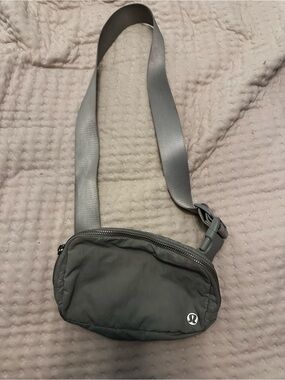 lululemon athletica Light Gray Sling Belt Bag